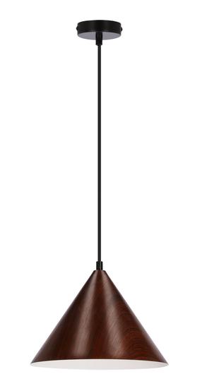 Šviestuvas kabinamas Candellux Lighting Dunca, E27, 1 x 40 W, ruda sp. / juoda sp., 25 x 17 cm