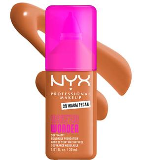 Skystas makiažo pagrindas NYX Professional Makeup MakeEm Wonder, 29 warm pecan, 30 ml