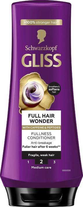 Matu kondicionieris Schwarzkopf Gliss Full Hair Wonder, 200 ml