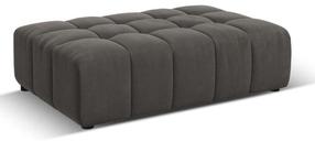 Pufas Micadoni Home Jennifer Velvet, pilka sp., 102 cm x 80 cm x 40 cm