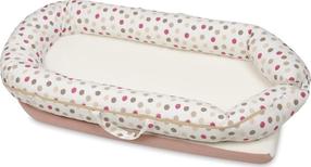 Детское гнездо BabyMatex Delux 01, коричневый цв./белый цв./розовый цв.