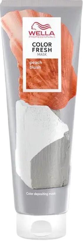 Matu maska, ar krāsu Wella Professionals Color Fresh Peach Blush, 150 ml