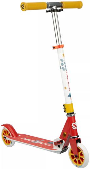 Laste tõukeratas Nijdam Supernova Rover, hõbe v./kollane v./oranž v.