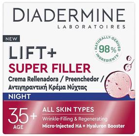 Naktinis veido kremas Diadermine Lift + Super Filler, 50 ml, 35+