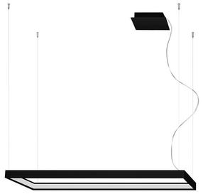 Šviestuvas kabinamas Thoro Lighting Tuula M TH.160, LED, 3000 °K, 1 x 50 W, juoda sp. / juoda sp.