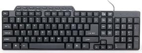 Klaviatūra Gembird KB-UM-104, EN, juoda