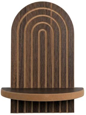Настенная полка Kalune Design Artmtkwll1, wenge цв., 35 см x 20 см x 13 см