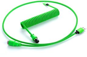 Кабели для клавиатуры Cablemod Pro Coiled Keyboard Cable USB-C / USB Typ-A 150cm, зеленый цв.