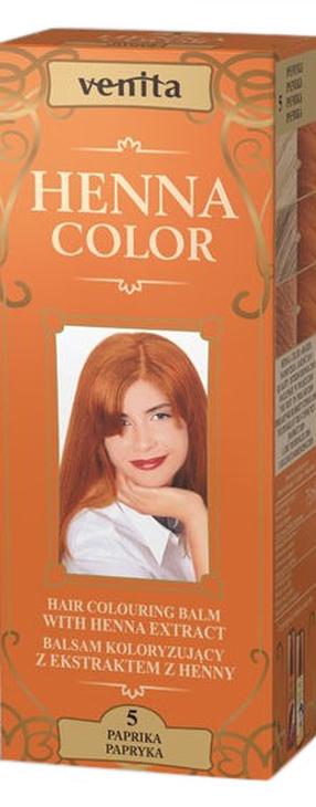 Plaukų dažai Venita Henna Color, paprika sp., Paprika 5, 50 ml