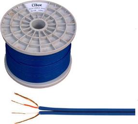 Laidas GOODBABY 2 x RCA-4mm DIN VDE 0295, 100 m, mėlyna sp.