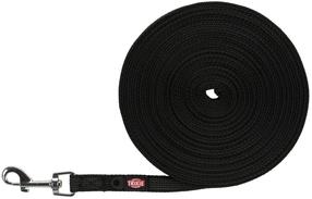 Suņu pavada Trixie Tracking Leash 19787, melna krās., S/M, 10 m x 15 mm