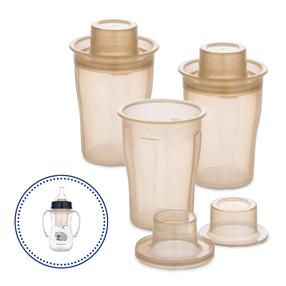 Piimasegu konteiner Canpol Babies 56/619, 0 kuud, plastik, pruun v.