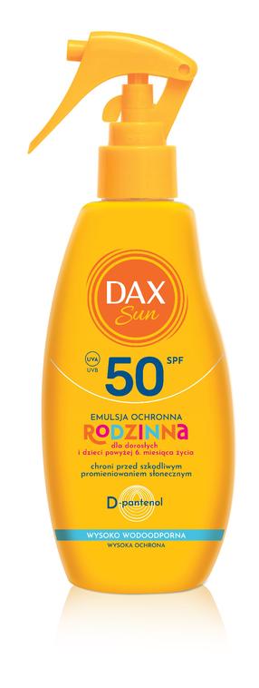 Päevituse hooldusvahend keha jaoks Dax Sun Sun Protective Family SPF50, 200 ml