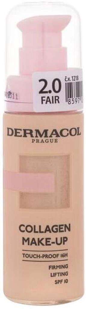 Šķidrā grima bāze Dermacol Collagen Make-Up, SPF 10, 2.0 fair, 20 ml
