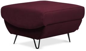 Pufas Silva Velvetmat 25, tamsiai violetinė sp., 67 cm x 67 cm x 42 cm