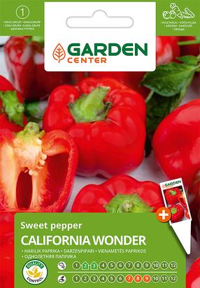 Seemned Garden Center, paprika CALIFORNIA WONDER, 0.1 g