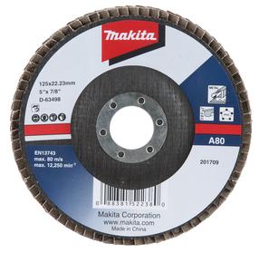 Lapiņu slīpēšanas disks Makita D-63498-10, 125 mm x 22.23 mm