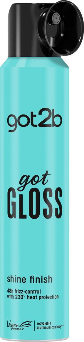 Sprejs matiem Schwarzkopf Got2b Got Gloss Shine Finish, 200 ml