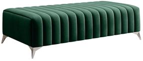 Pufs Laurence Nube 35, tumši zaļa krās., 64 cm x 132 cm x 36 cm