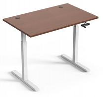 Datorgalds regulējams augstums Up Up Ragnar KD-57021PT/W-D22-20N, 70 cm x 160 cm, 73 - 123 cm, brūna krās./balta krās.
