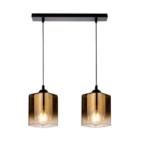 Šviestuvas kabinamas Candellux Lighting Serena, E27, 2 x 40 W, aukso sp. / juoda sp.