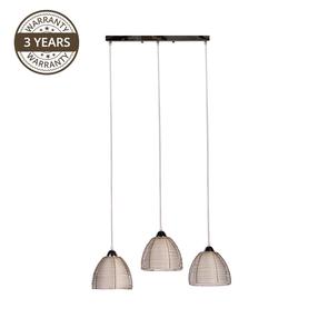 Lampa karināms Domoletti MD91238A, E27, 3 x 40 W, balta krās. / brūna krās.