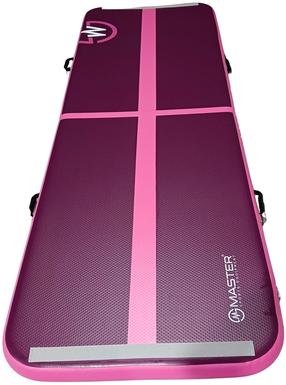 Надувные спортивные матрасы Master Airtrack, розовый цв./фиолетовый цв., 200 см x 100 см x 10 см