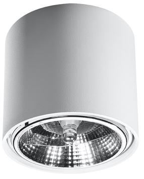 Šviestuvas lubų Sollux Plafond Tiube 5903282706941, GU10, 1 x 40 W, balta sp. / balta sp.