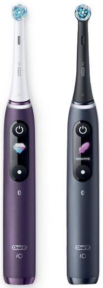 Elektrinis dantų šepetėlis Braun iO Series 8, juoda sp./violetinė sp.