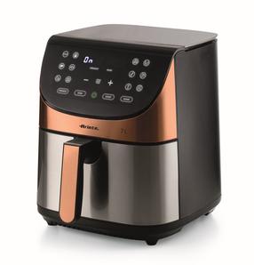 Karšto oro gruzdintuvė Ariete 4628 Airy Fryer Grill Metal Gold 7L, aukso sp./sidabro sp./juoda sp., 1800 W, 7 l