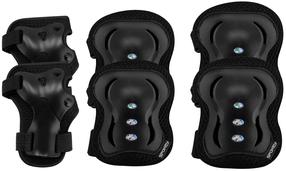 Комплект защиты для детей Spokey Shield, L, черный цв.