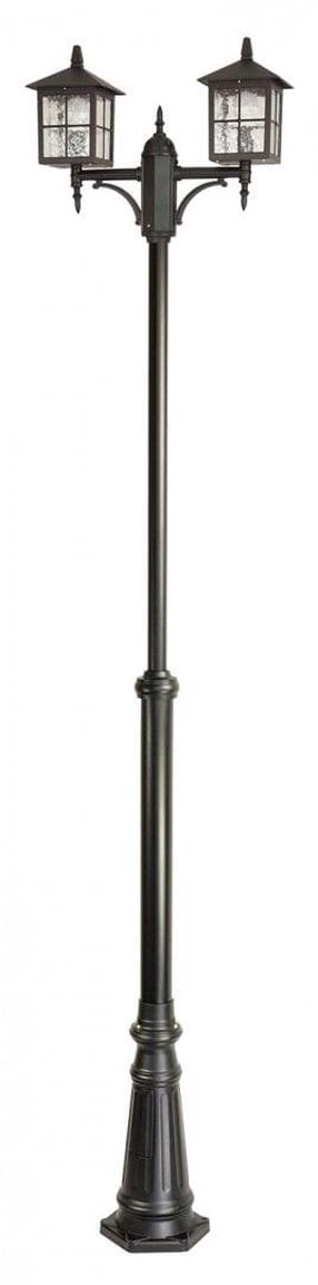 Pastatomas lauko šviestuvas Su-Ma Venice 2, 60W, E27, IP43, juoda sp., 26.2 cm x 280 cm
