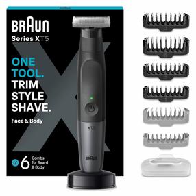 Bārdas trimmeris Braun X XT5300, li-ion, melna krās.