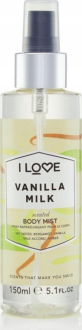 Keha pihusti I Love Signature Collection Vanilla Milk, 165 ml