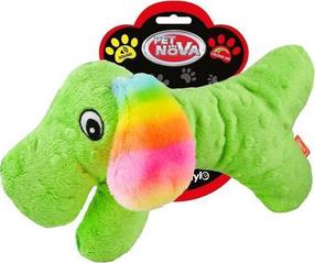 Žaislas šuniui, pliušinis Aqua Nova Dog, 28 cm, žalia sp.