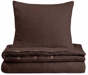 Комплект постельного белья Homla Basic Musso 245718, коричневый цв., 50 x 60 cm, 220 x 200 cm, 3 дет.