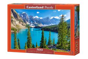 Puzle Castorland Spring At Moraine Lake Canada 53810, 33 cm x 47 cm, 500 gab., daudzkrāsaina