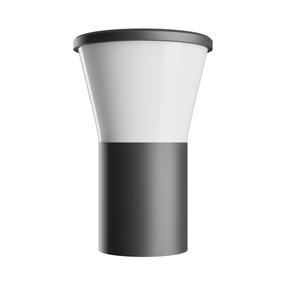 Sieninis lauko šviestuvas Spectrum Stella, 6W, GU10, IP44, juoda sp., 15.5 cm x 23 cm