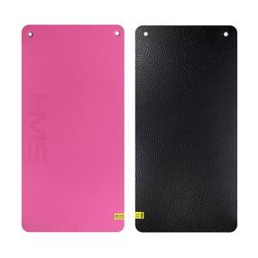 Коврик для фитнеса и йоги HMS Premium MFK02, черный цв./розовый цв., 120 см x 60 см x 2 см