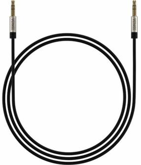 Kabelis Yenkee YCA 201 BSR 3.5 mm stereo Vīrietis, 3.5 mm stereo Vīrietis, 1 m, melna