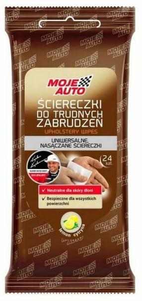 Mitrās salvetes rokām Moje Auto, 24 gab.