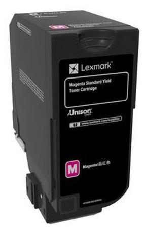 Тонер Lexmark CS720, красный цв.