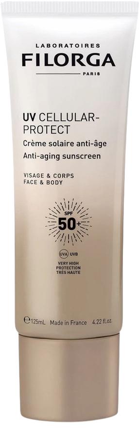 Крем для ухода за загаром для тела/для лица Filorga UV Cellular‑Protect SPF50+, 125 мл