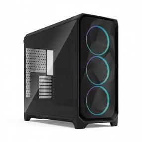 Kompiuterio korpusas Fractal Design Meshify 3 XL RGB TG Light Tint, juoda sp.