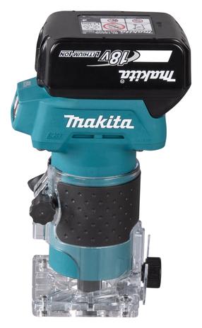 Akumuliatorinė freza Makita DRT52Z, 580 W