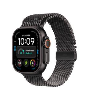 Смарт-часы Apple Watch Ultra 4 GPS + Cellular 49mm MJAX4ET/A, корпус из титана black с ремешком black titanium milanese loop - L