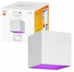 Sieninis lauko šviestuvas Hombli Smart, 6W, LED, IP44, balta sp., 10 cm x 10 cm