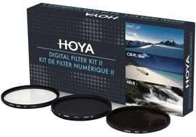 Filtras Hoya Digital Filter Kit 2, UV / Poliarizacinis / Neutraliai pilkas, 43 mm