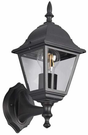 Õue seinavalgusti Trio Livenza, 60W, E27, IP44, must v., 14 cm x 34 cm