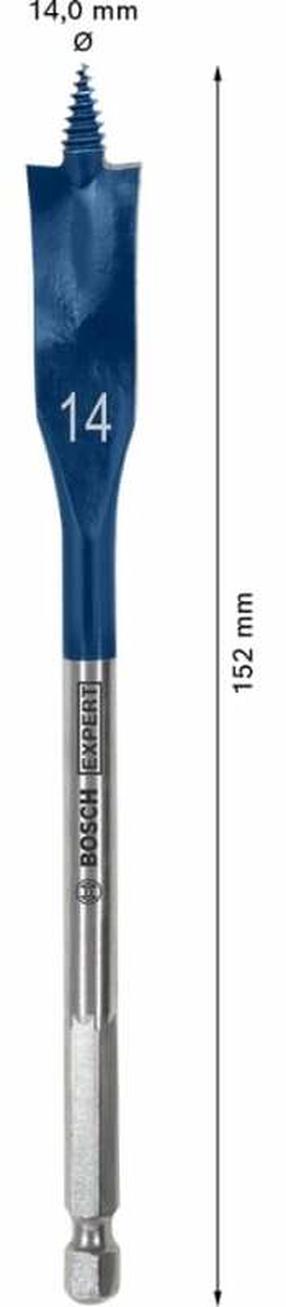 Перо по дереву Bosch Expert, дерево, перьевой, hex 1/4, 14 мм x 15.2 см